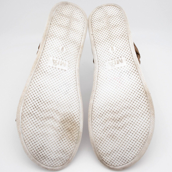 MIA Girl Brown Gladiator Strap Sandals SIZE 9 - Picture 5 of 5